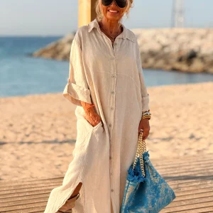 VESTIDO CAMISA TERRY MULTICOLOR