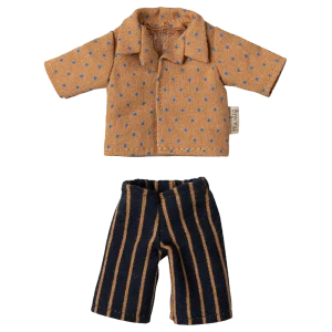 Camisa y pantalones a rayas - ratoncito papá