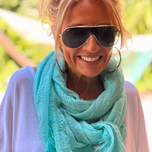 BUFANDA JADE TURQUESA