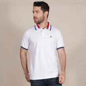 Polo Contraste Color Blanco Ref. 130010226