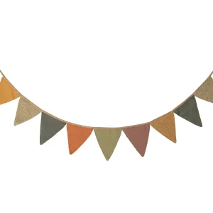 Guirnalda 9 banderines de punto - multicolor