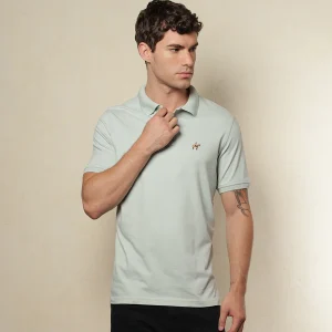 Polo Fondo Entero Color Verde Smoke Ref. 101270925