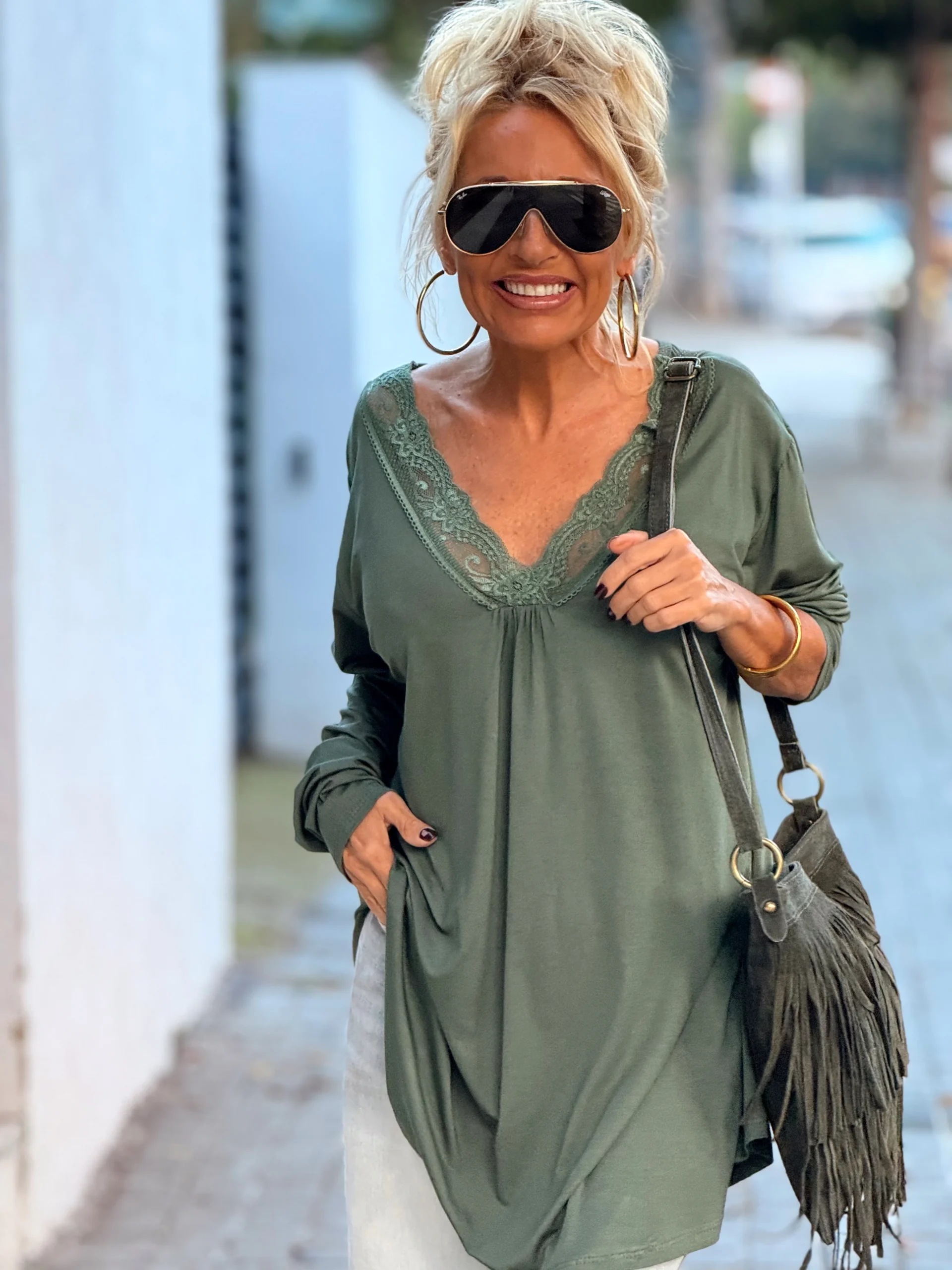 CAMISETA LENCERO SUPER OVERSIZE ESTHER MULTICOLOR - Imagen 7