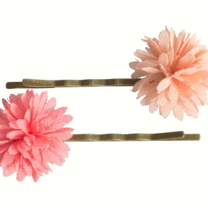 Horquillas para el pelo rosa, 2 piezas