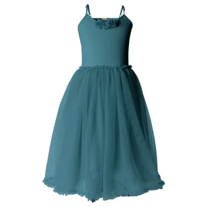 Vestido de tul - petróleo