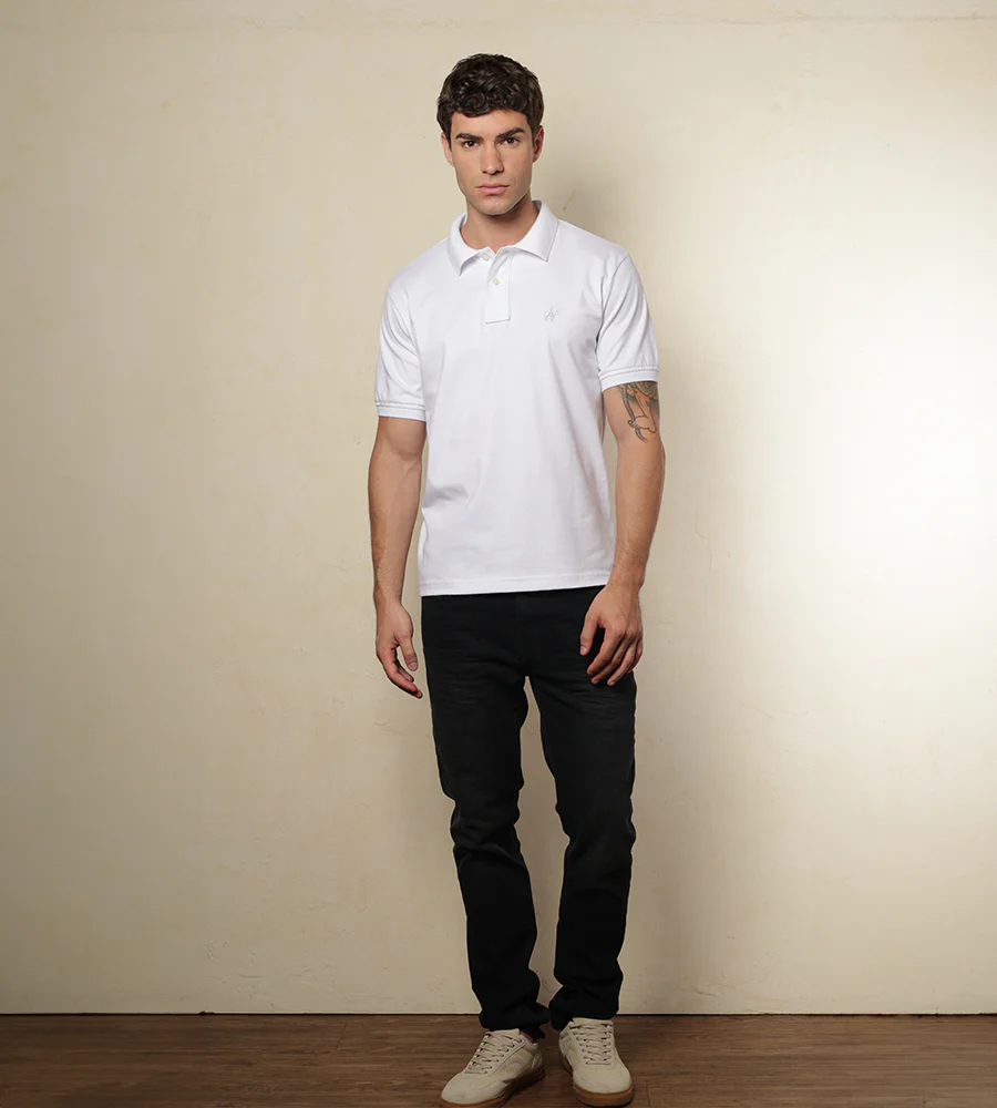 Polo Fondo Entero Color Blanco Ref. 101010825 - Imagen 4