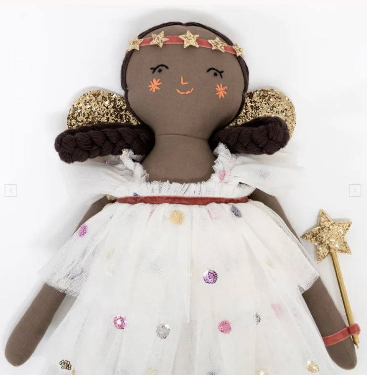 Florence - muñeca ángel con tul y lentejuelas - Imagen 5