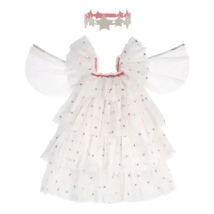 Disfraz - ángel de tul y lentejuelas 5-6 AÑOS