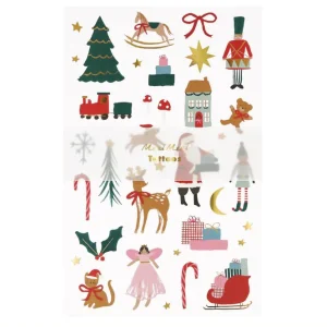 Hoja de tatuajes -  Navidad