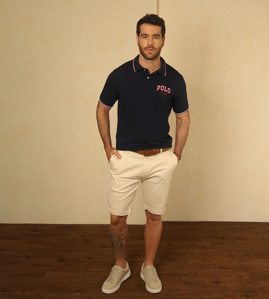 Polo Contraste Color Azul Navy Ref. 130170325 - Imagen 5