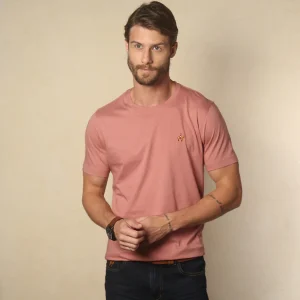 Camiseta Bordada Color Rosa Viejo Ref. 152100625