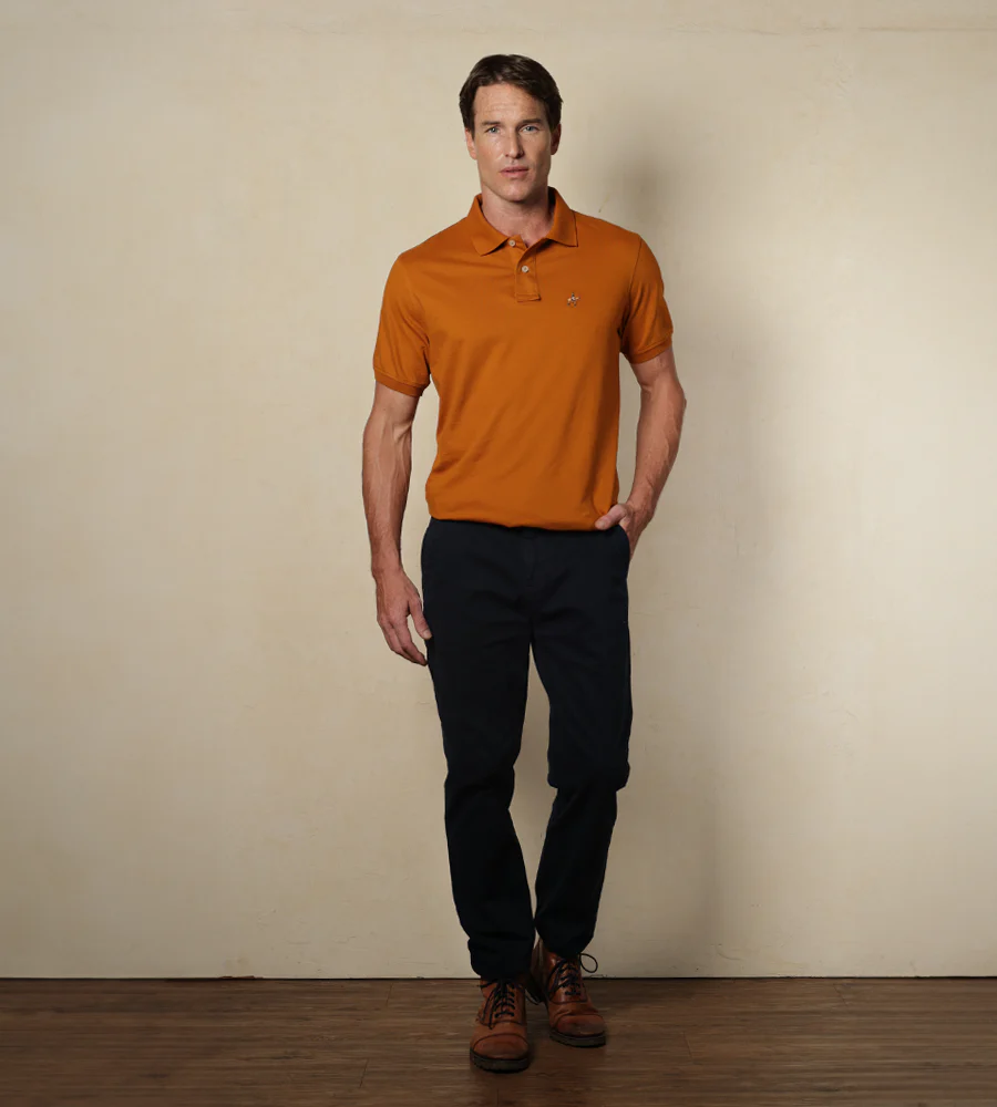 Polo Fondo Entero Color Calabaza Ref. 101150925 - Imagen 5