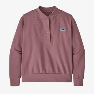 Buzo Mujer Regenerative Organic Pilot Cotton Snap Sweatshirt