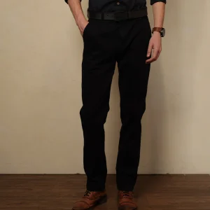 Pantalón Clásico Color Negro Azulado Ref. 111010925