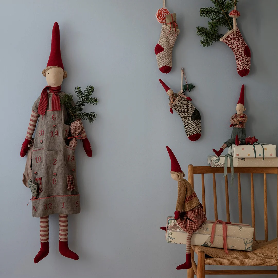 Calcetín navideño - verde - Imagen 3