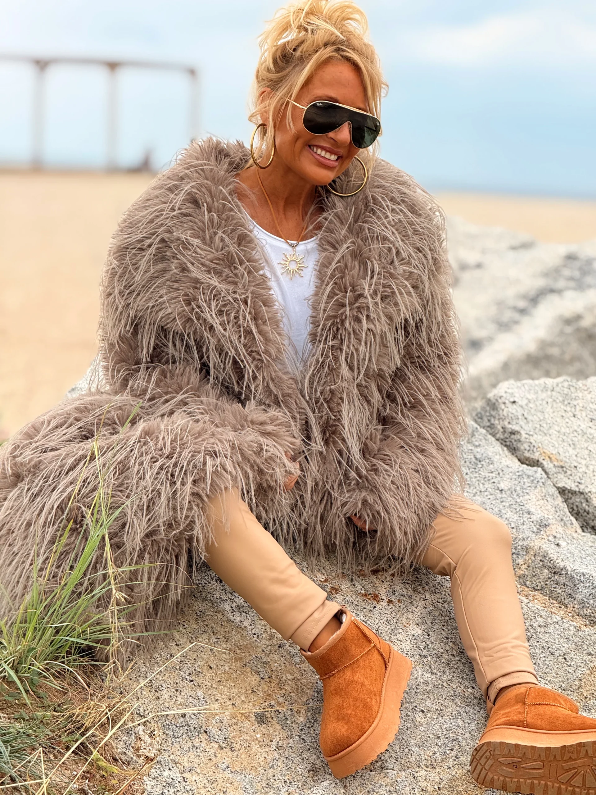 CHAQUETA DE PELO SINTÉTICO LUCAS MULTICOLOR - Imagen 7