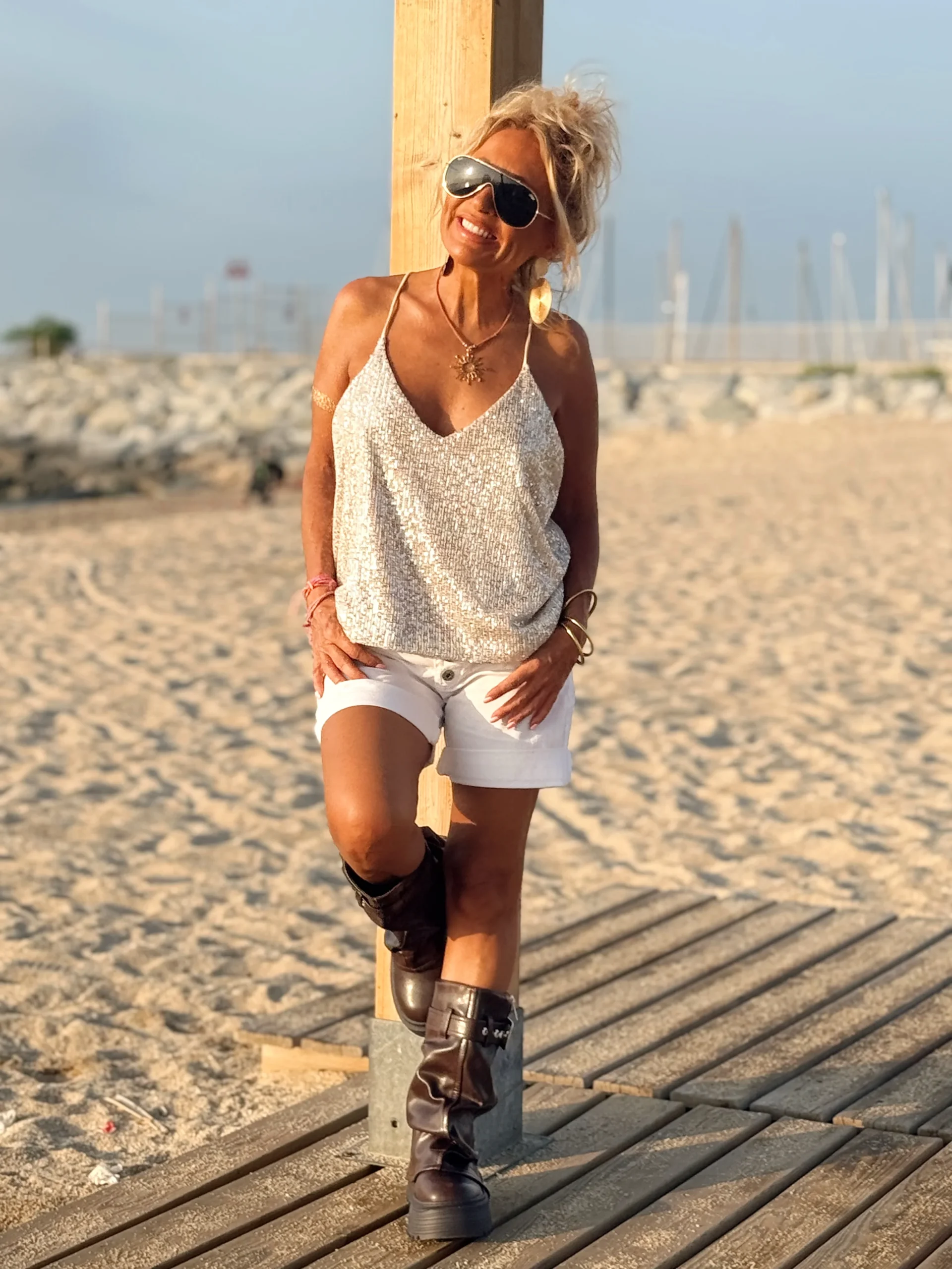 BOTAS MOTERO MARRON - Imagen 4