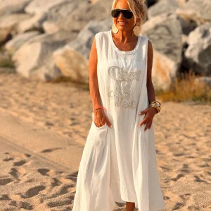 VESTIDO OVERSIZE C’EST LA VIE MULTICOLOR