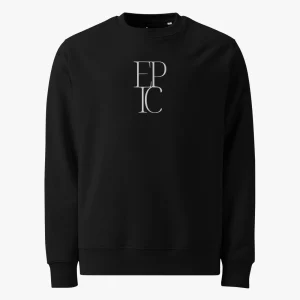 Sudadera Sin Capucha Negra EPIC
