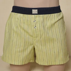 Bóxer Tejido Plano Color Verde Limón Ref. 122030925