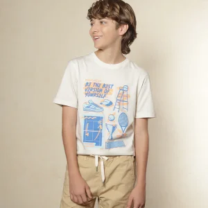 | Kids | Camiseta Estampada Color Perla Ref. 250011125