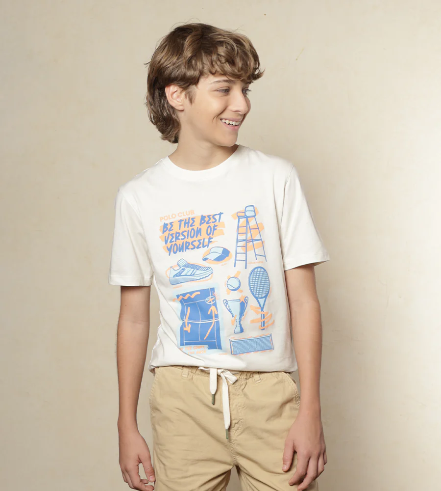 | Kids | Camiseta Estampada Color Perla Ref. 250011125 - Imagen 4