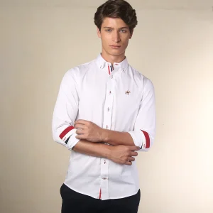 Camisa Fondo Entero M/L Color Blanco Ref. 115040725