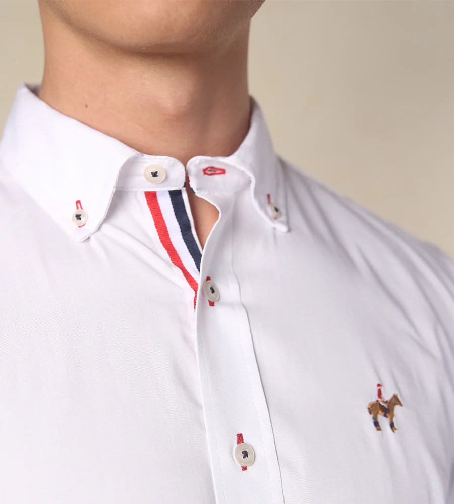 Camisa Fondo Entero M/L Color Blanco Ref. 115040725 - Imagen 4