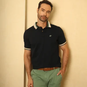 Polo Contraste Color Azul Navy Ref. 130060325