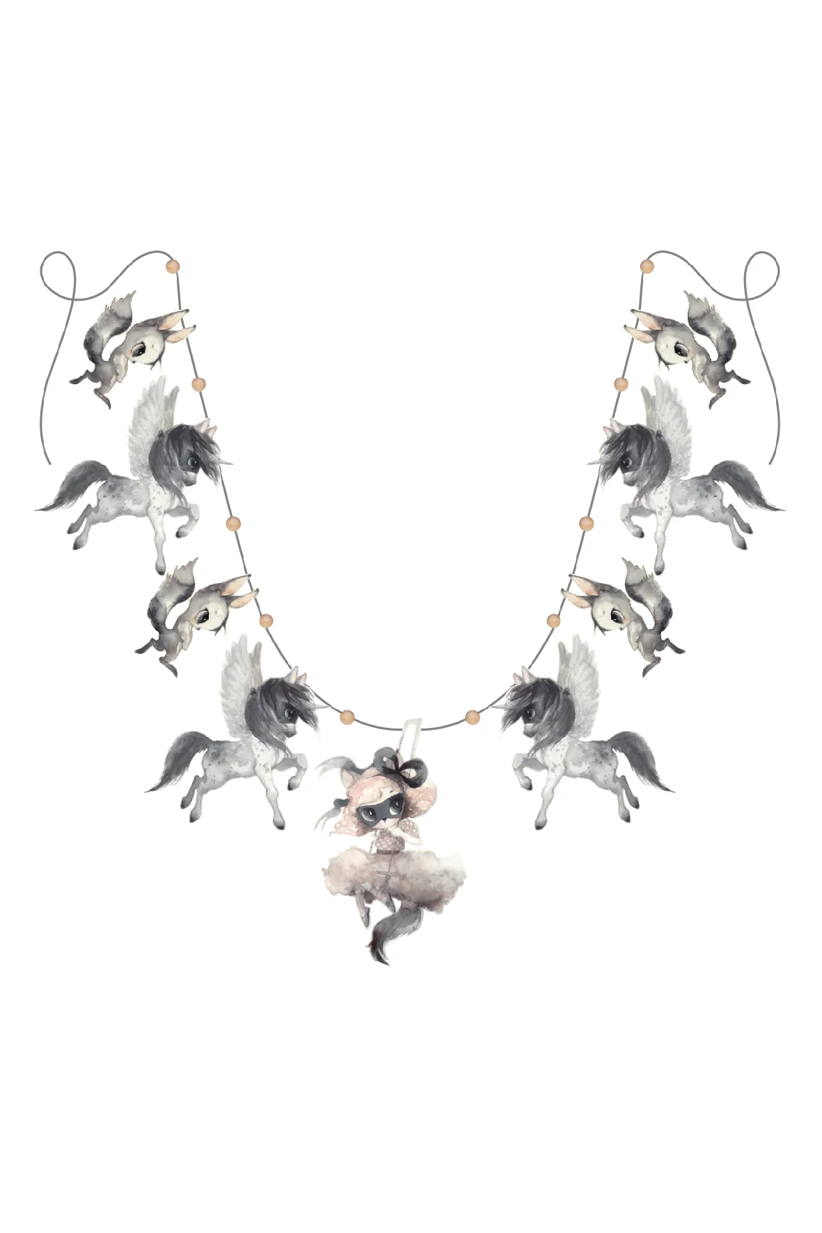 Guirnalda de papel - Frankie and the Unicorns - Imagen 6