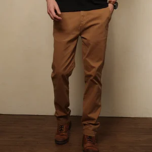 Pantalón Clásico Color Tabaco Ref. 111030925