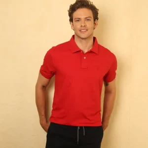 Polo Fondo Entero Color Rojo Ref. 101060325
