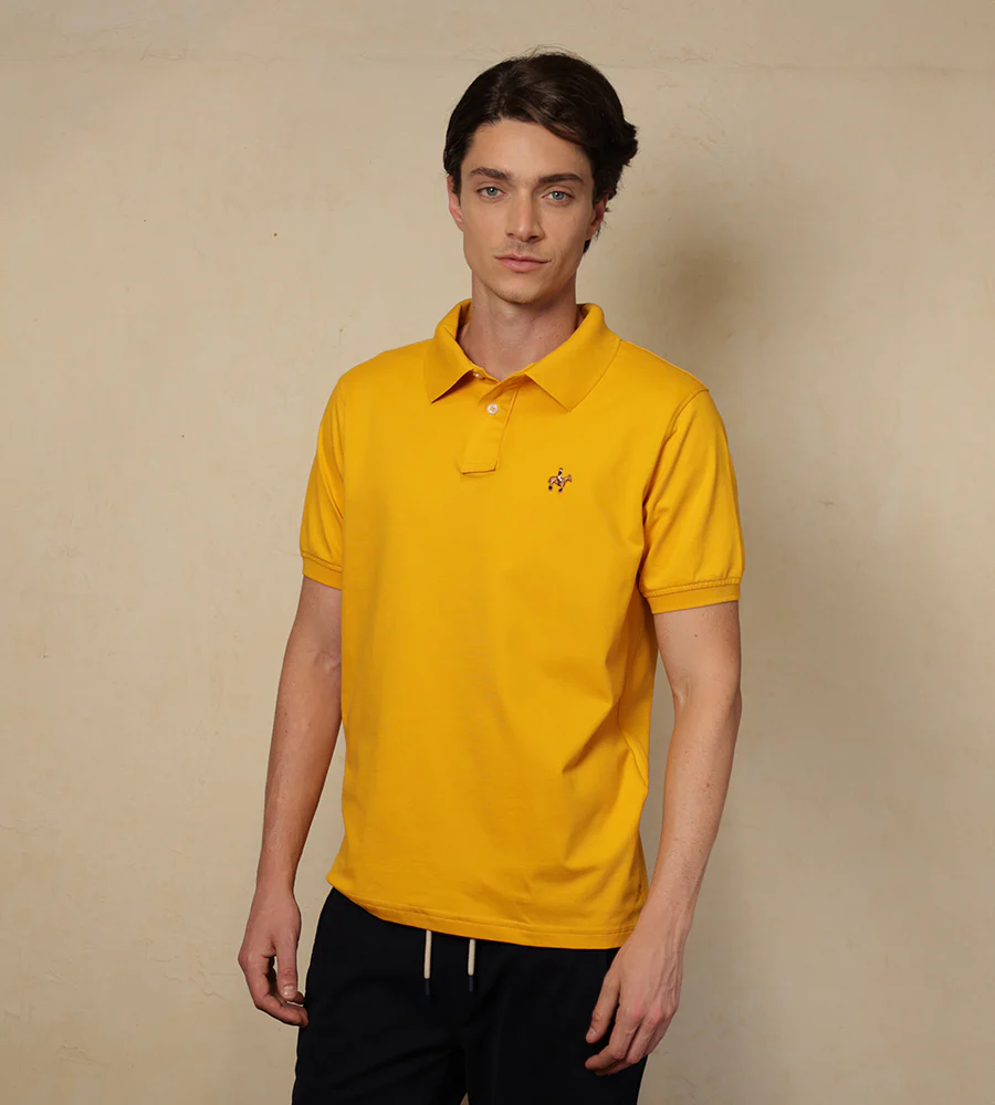 Polo Fondo Entero Color Amarillo Bandera Ref. 101120925