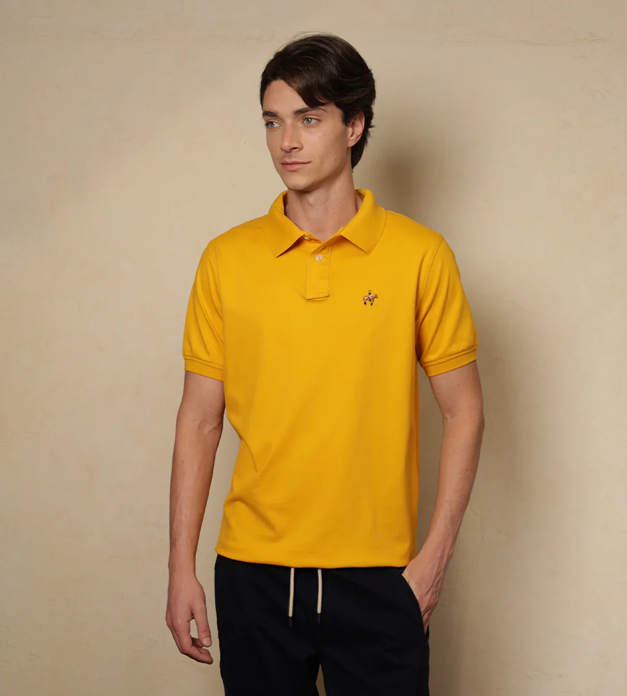 Polo Fondo Entero Color Amarillo Bandera Ref. 101120925 - Imagen 3