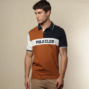 Polo Bloques Color Kaky Ref. 129021025