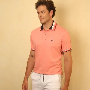 Polo Contraste Salmón Ref. 130080225