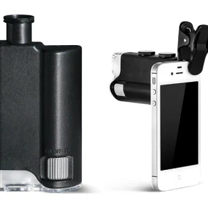 Konus Microscopio Konusclip 60x-100x - Microscopio de Bolsillo para Smartphone