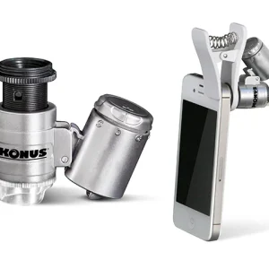 Konus Microscopio Konusclip-2 20x Con Luz - Portable Microscope for Smartphone