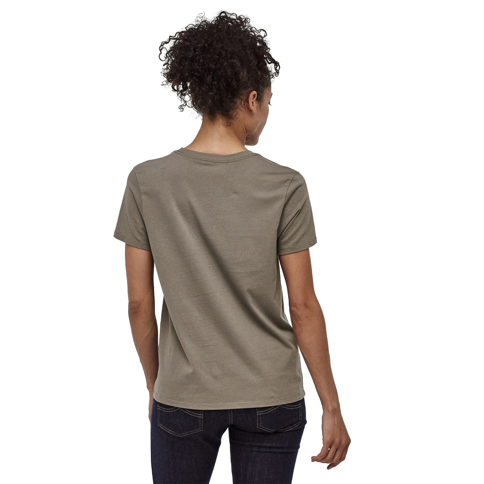 Camiseta Mujer Pastel P-6 Logo Organic Crew T-Shirt - Imagen 7