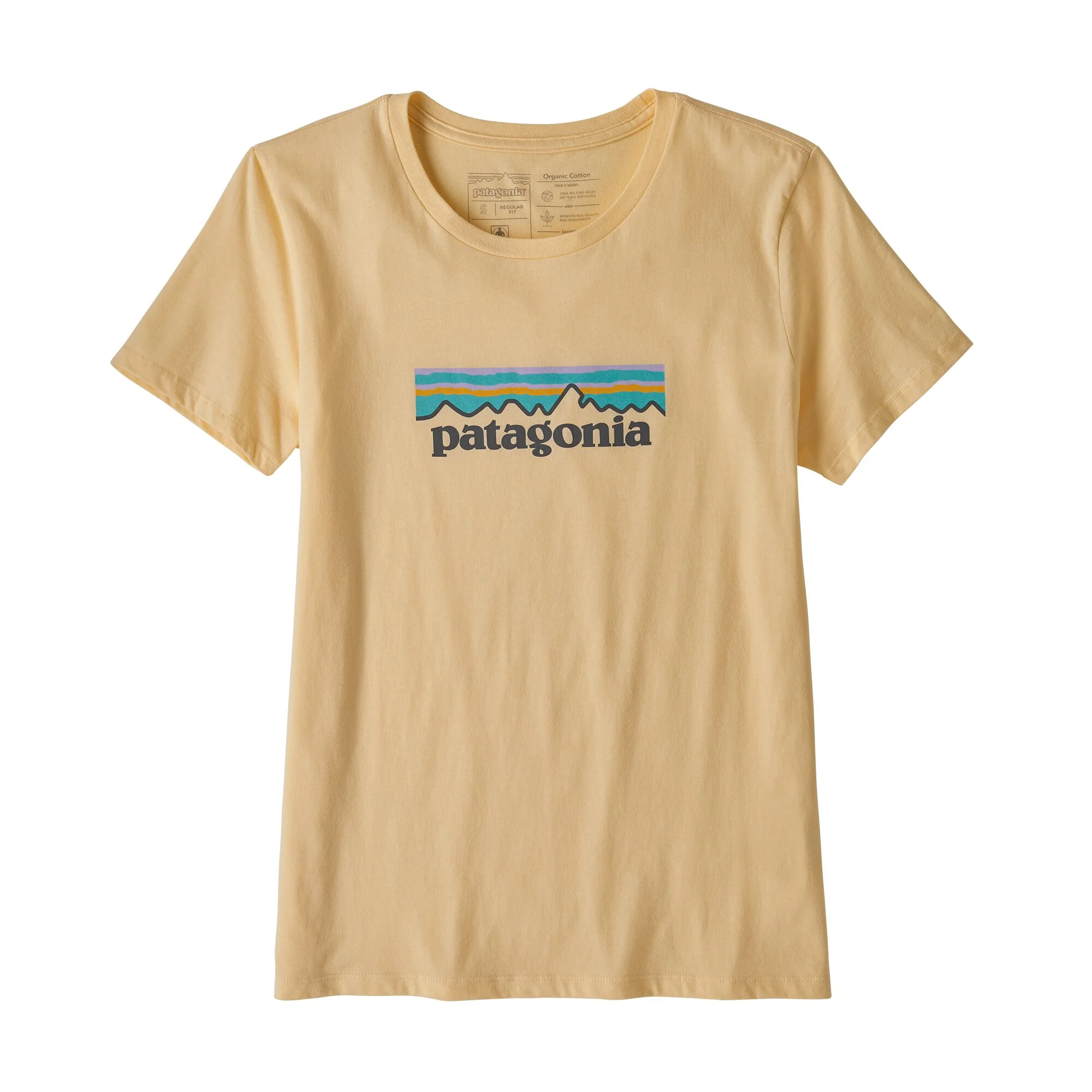 Camiseta Mujer Pastel P-6 Logo Organic Crew T-Shirt