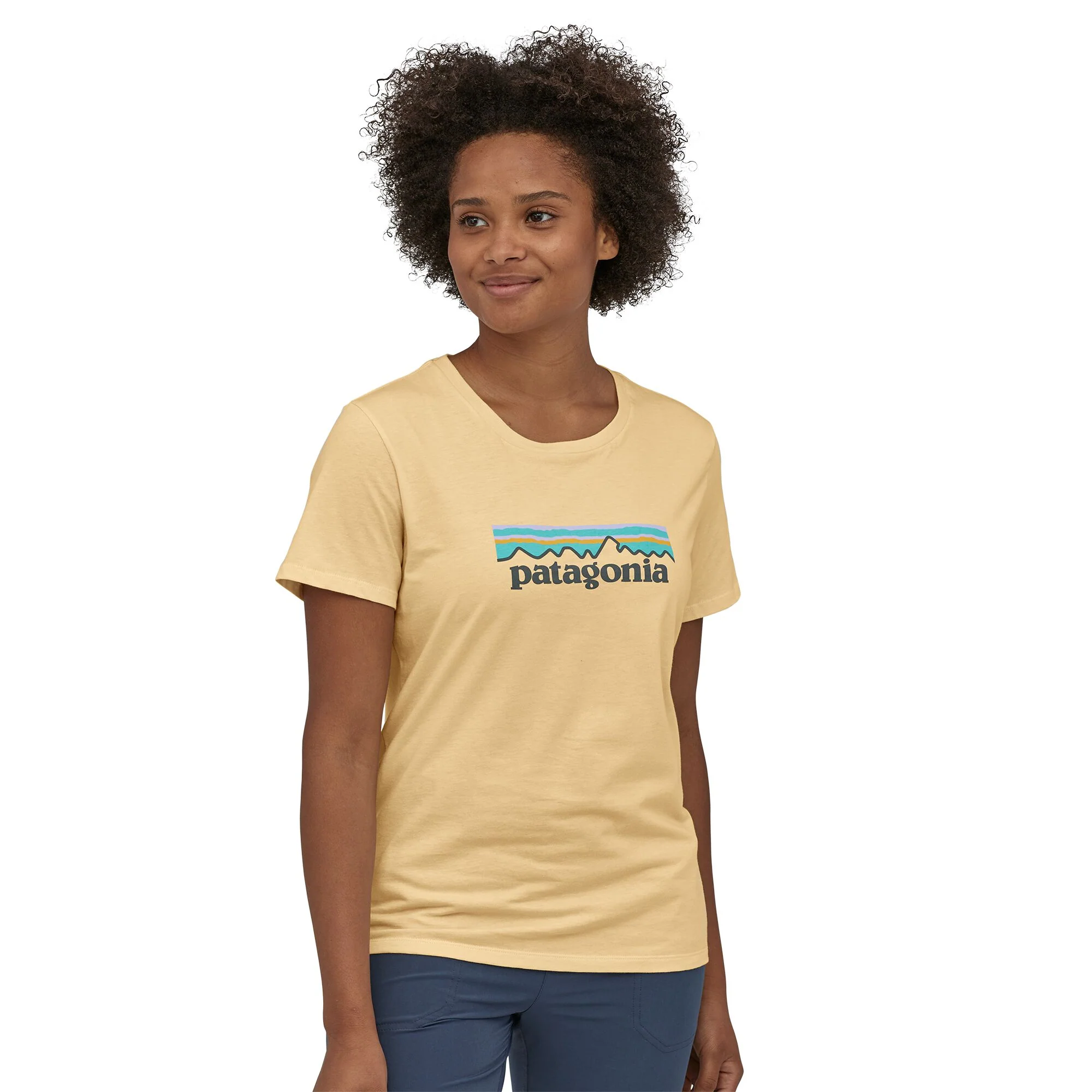 Camiseta Mujer Pastel P-6 Logo Organic Crew T-Shirt - Imagen 8