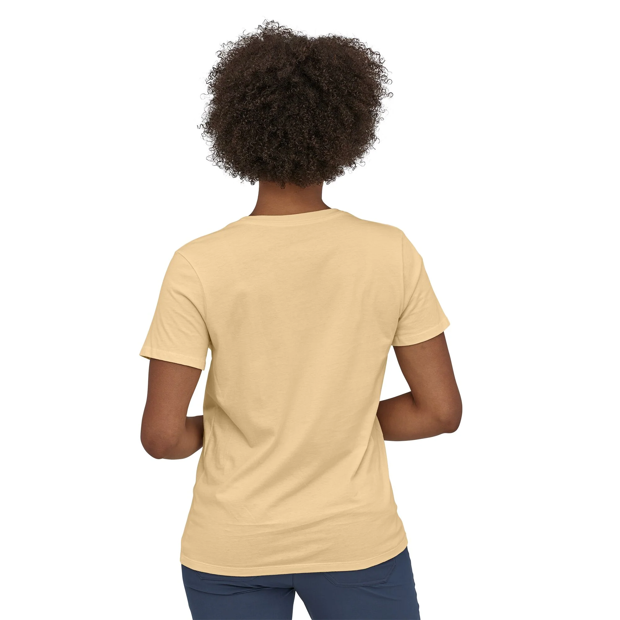 Camiseta Mujer Pastel P-6 Logo Organic Crew T-Shirt - Imagen 9