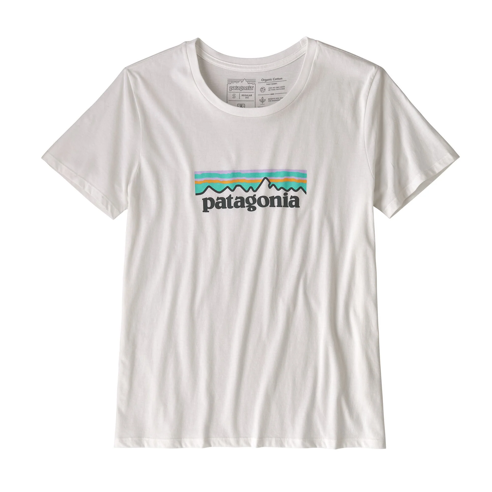 Camiseta Mujer Pastel P-6 Logo Organic Crew T-Shirt - Imagen 5