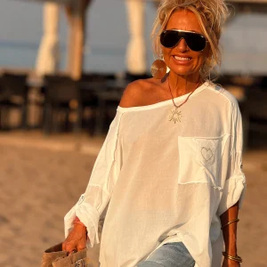 CAMISETA OVERSIZE L’AMORE E BELLA MULTICOLOR