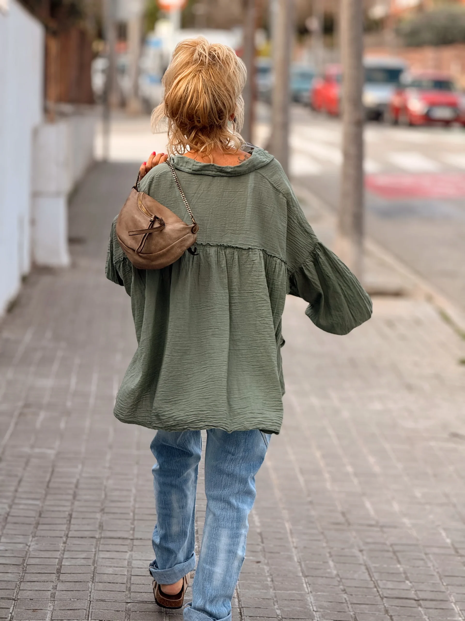 CAMISA LOLA KAKI - Imagen 4