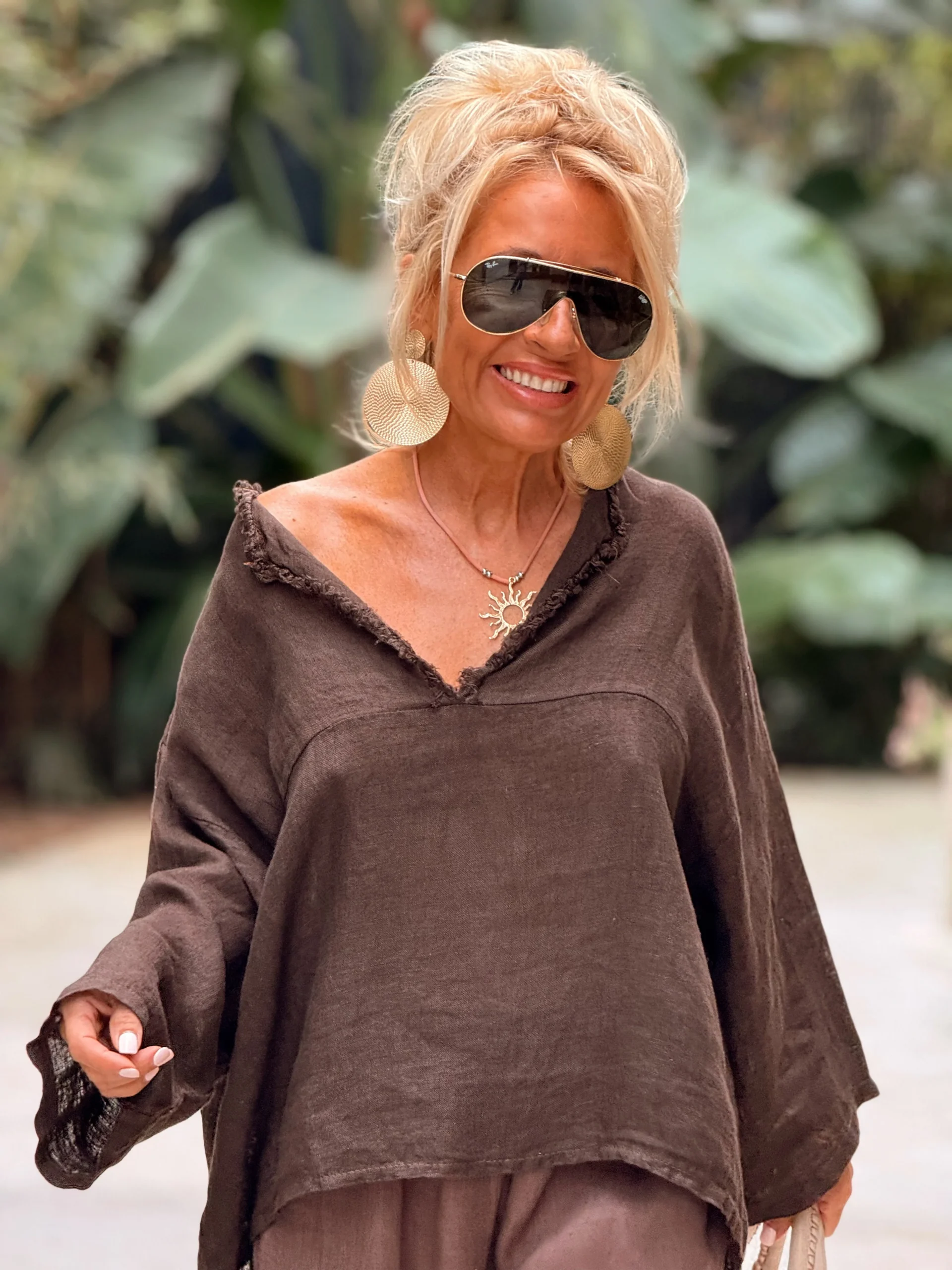 BLUSA LOANA MARRÓN - Imagen 4