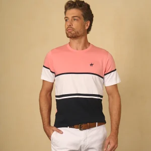 Camiseta Bloques Color Salmón Ref. 149010625