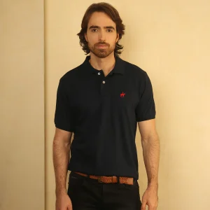 Polo Fondo Entero Color Azul Oscuro Ref. 101120325