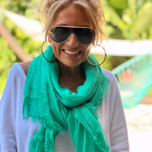 BUFANDA JADE VERDE