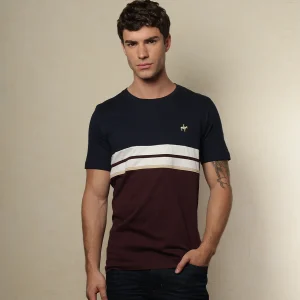 Camiseta Bloques Color Azul Navy Ref. 149011025